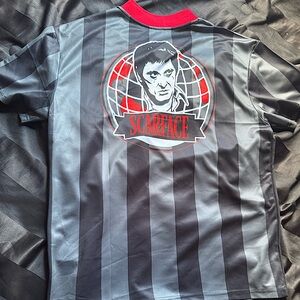 -Soccer jersey the world is yours scarface